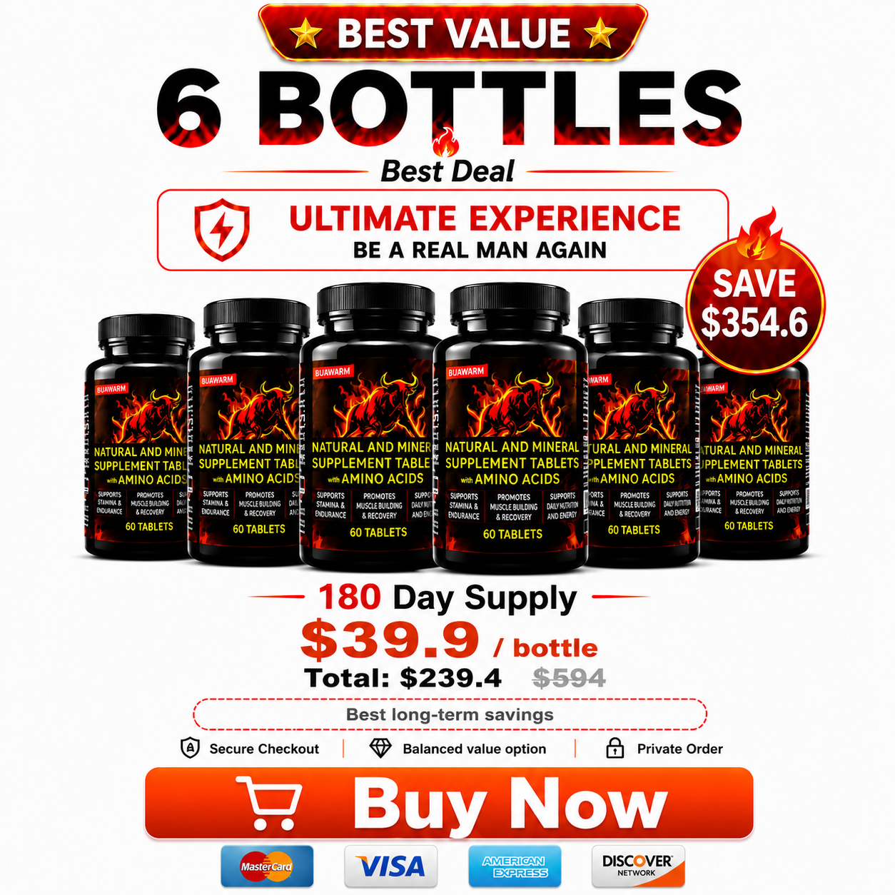 HERBAL & MINERAL SUPPLEMENT TABLETS — THE DAILY PERFORMANCE SUPPORT YOUR BODY NEEDS